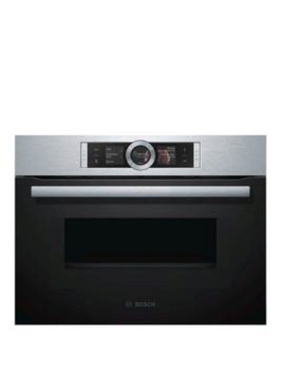 Bosch Serie 8 Cmg656Bs1B Built In Combination Microwave Oven - Brushed Steel